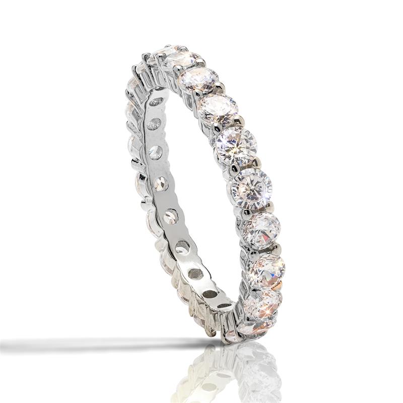 Sterling Silver Eternity Ring
